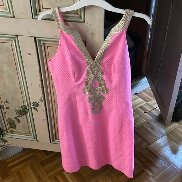 Pink and gold dress Pink and gold dress